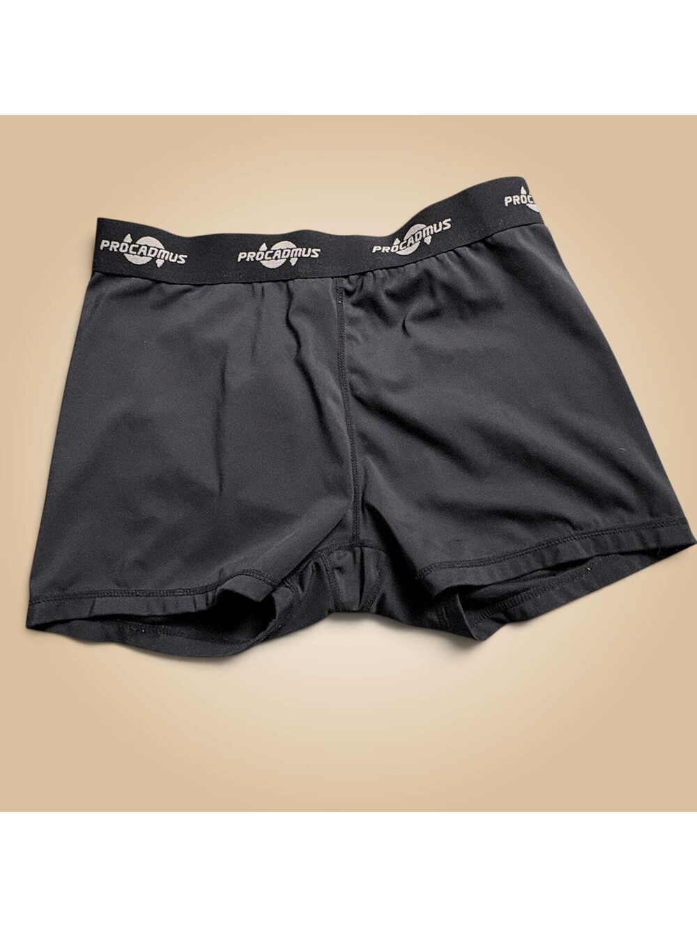 Procadmus Black Boxer Briefs Compression Shorts